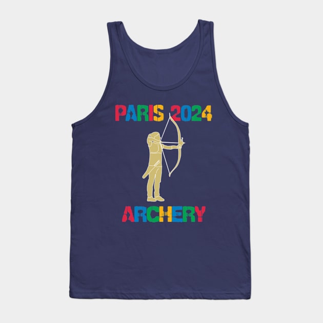 Paris 2024 Tank Top by Womens Art Store